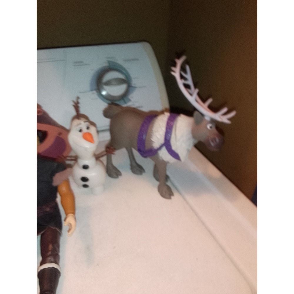 Elsa, Anna,  Kristoff,  Sven (TY Plush), Olaf Disney Sledding Adventure - Frozen - Picture 5 of 9